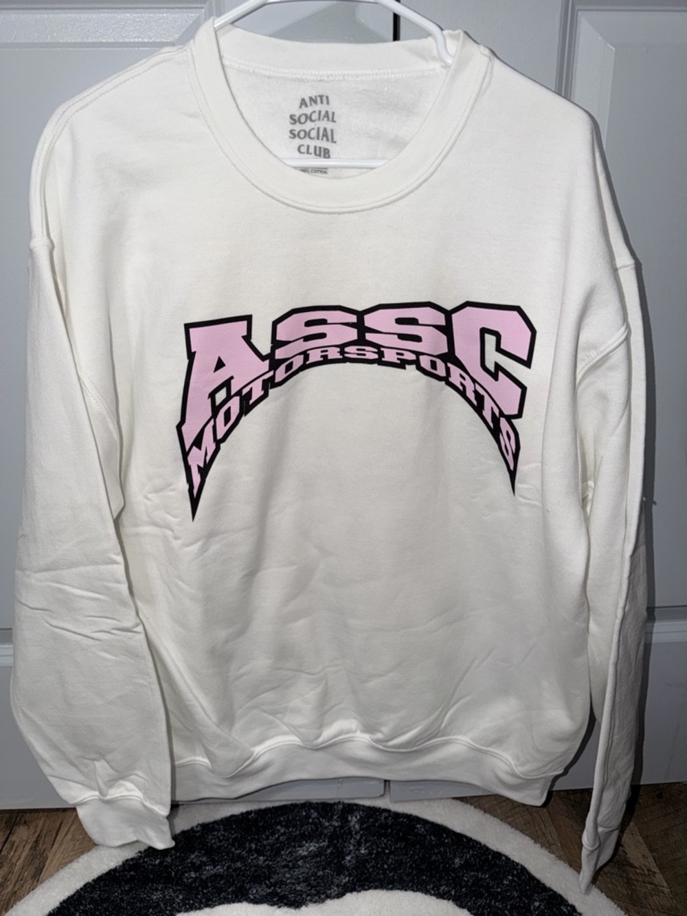 Anti Social Social Club White Motorsport Crewneck